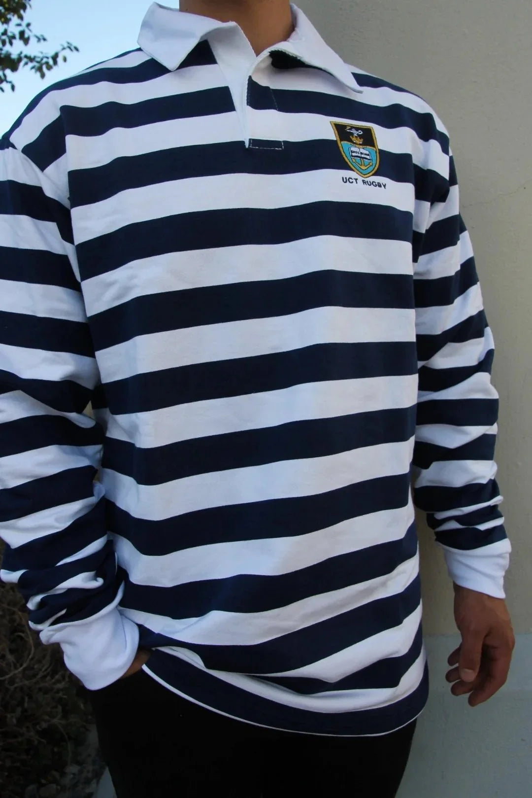 Schools Ikeys Varsity Cup LS Rugby Jersey-Navy