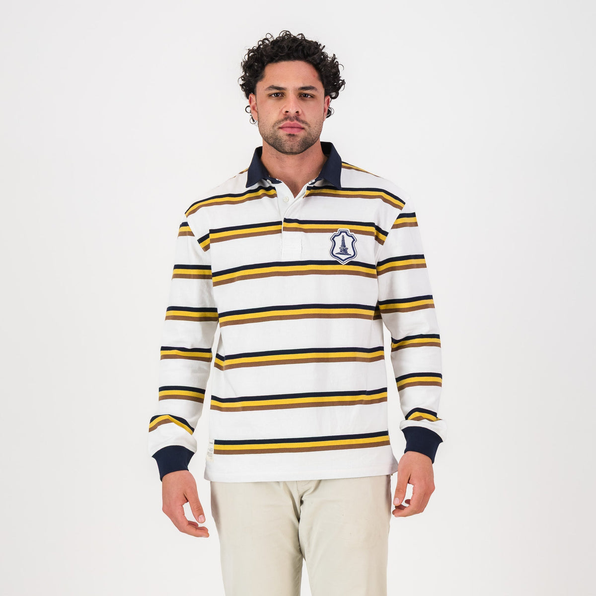 Schools Monument YD LS Rugby Jersey-White