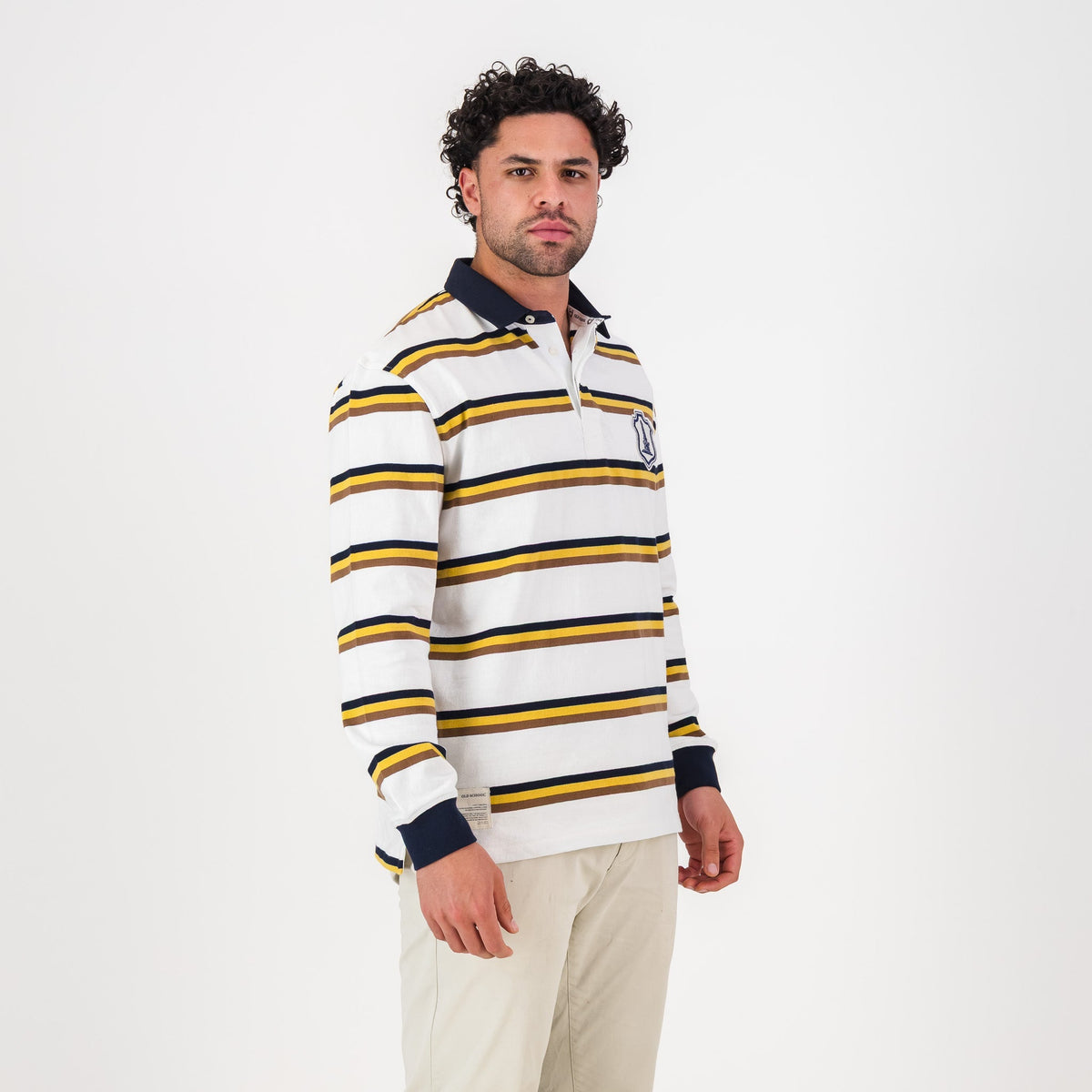 Schools Monument YD LS Rugby Jersey-White