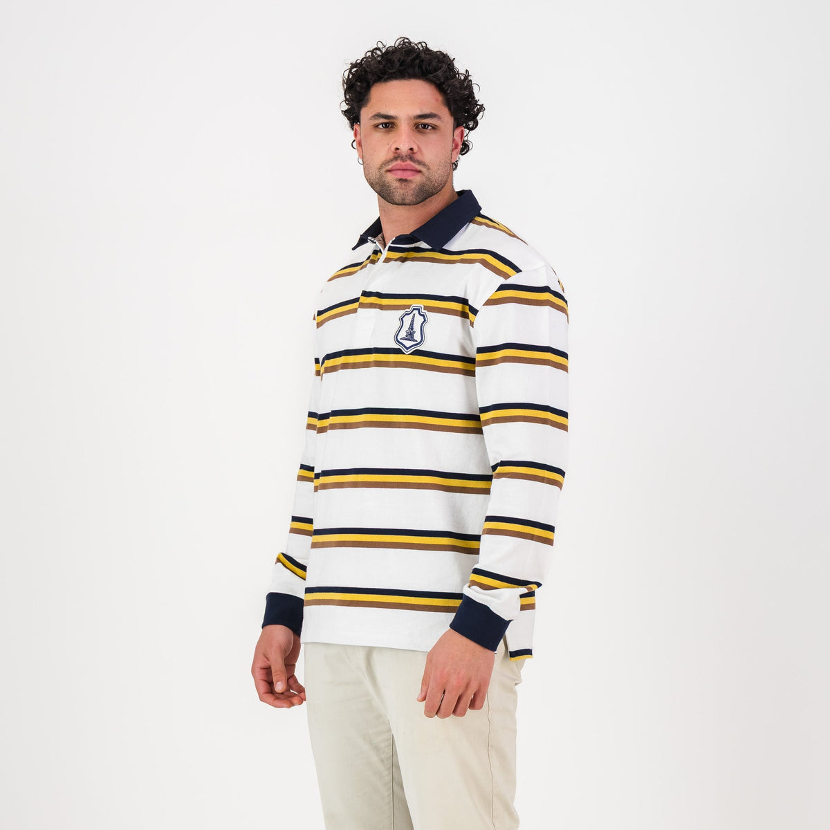 Schools Monument YD LS Rugby Jersey-White