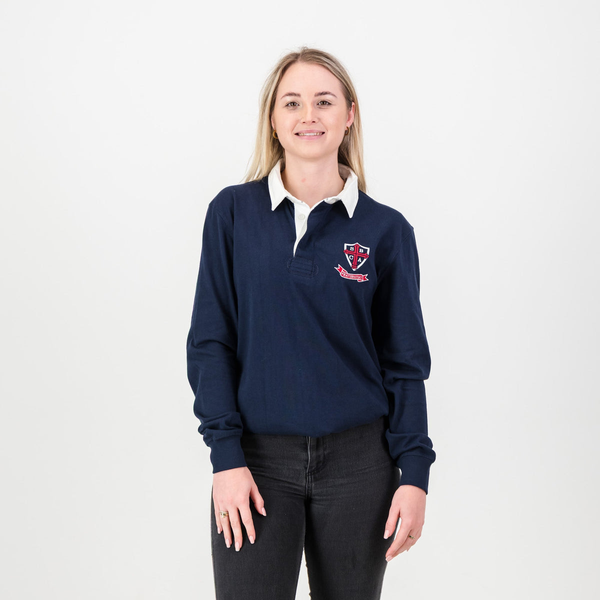 Schools St Benedict's LS Rugby Jersey-Navy