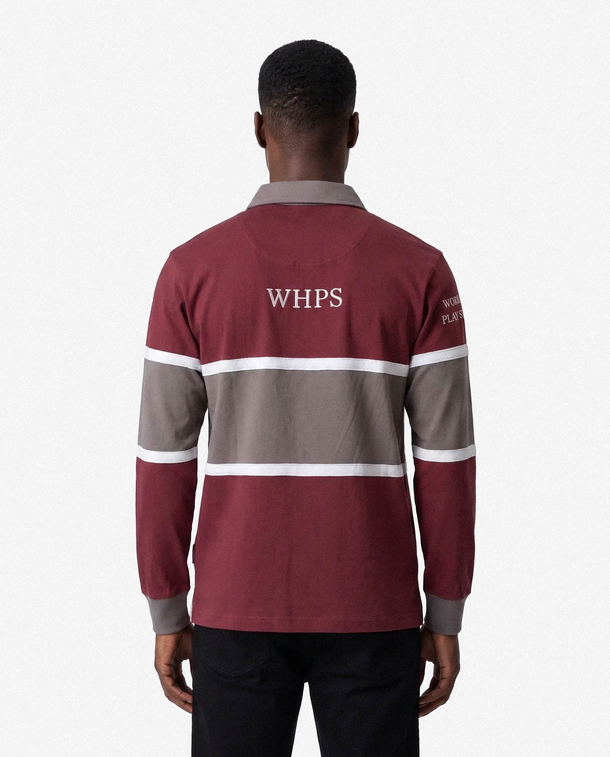 Schools Waterkloof House Long Sleeve Rugby Jersey Cut & Sew Maroon