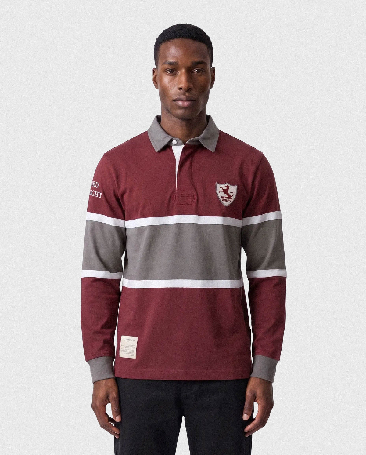Schools Waterkloof House Long Sleeve Rugby Jersey Cut & Sew Maroon