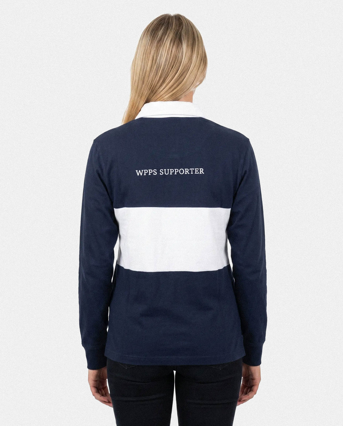 Schools Western Province Preparatory Long Sleeve Rugby Jersey Cut & Sew Navy