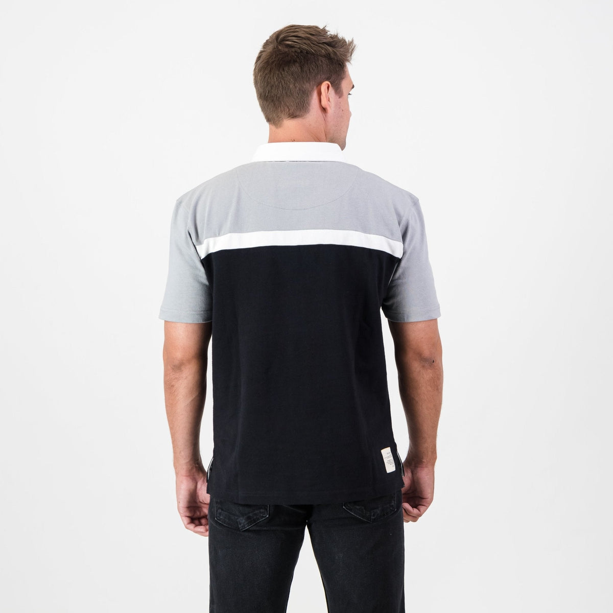 Provincial Sharks SS Rugby Jersey-Black