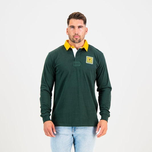SA Supporters Classic LS Rugby Jersey - OS Green