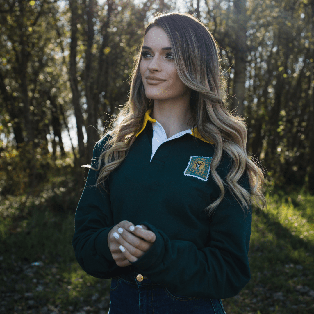 SA Supporters Classic LS Rugby Jersey - OS Green