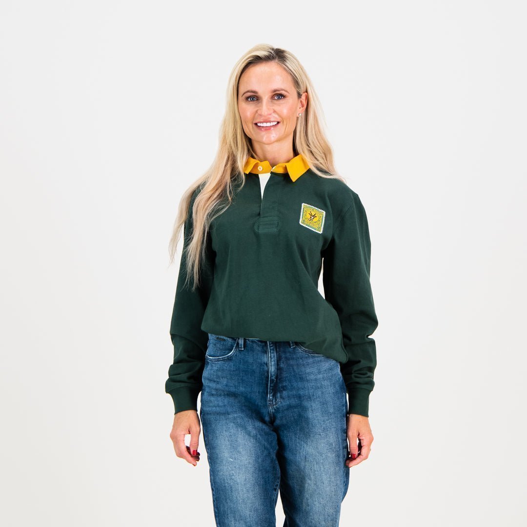 SA Supporters Classic LS Rugby Jersey - OS Green