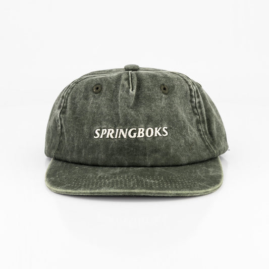 Springboks Satin Stitch Traditional Cap Green