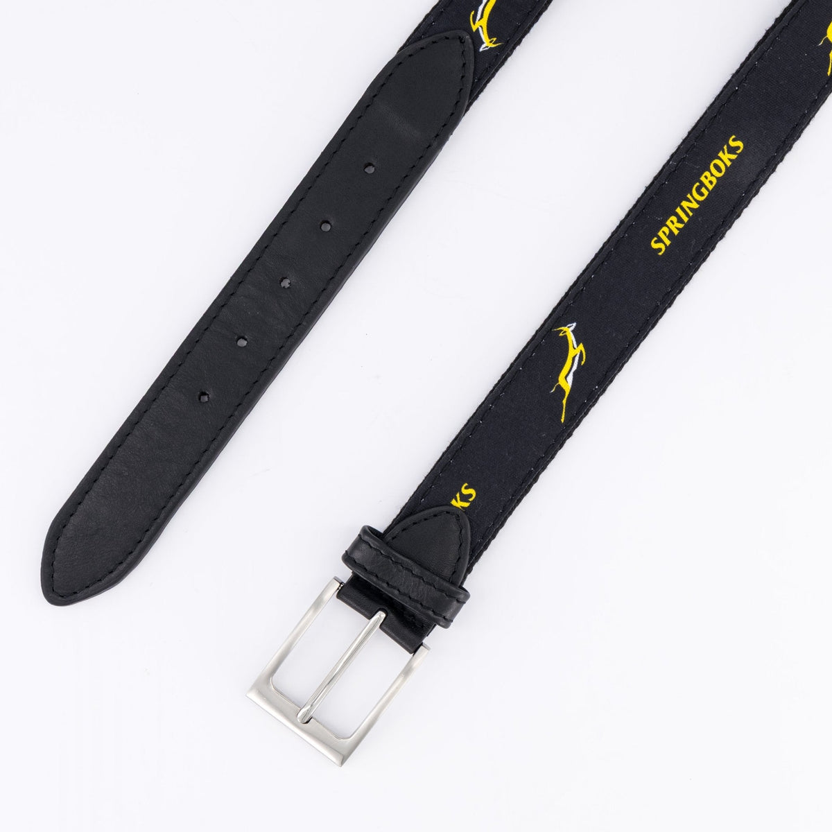 Springboks Golf Belt-Black