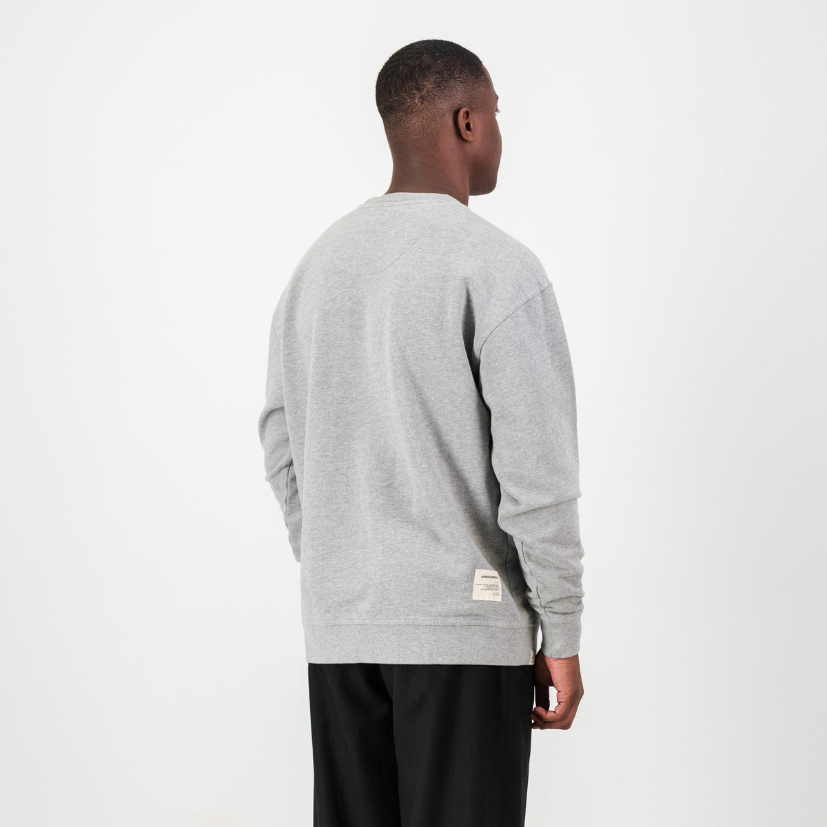 Springboks Crew Sweat Grey Melange