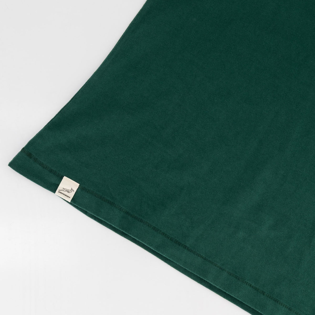 Springboks HS Sml Logo L Crew Tee-OS Green