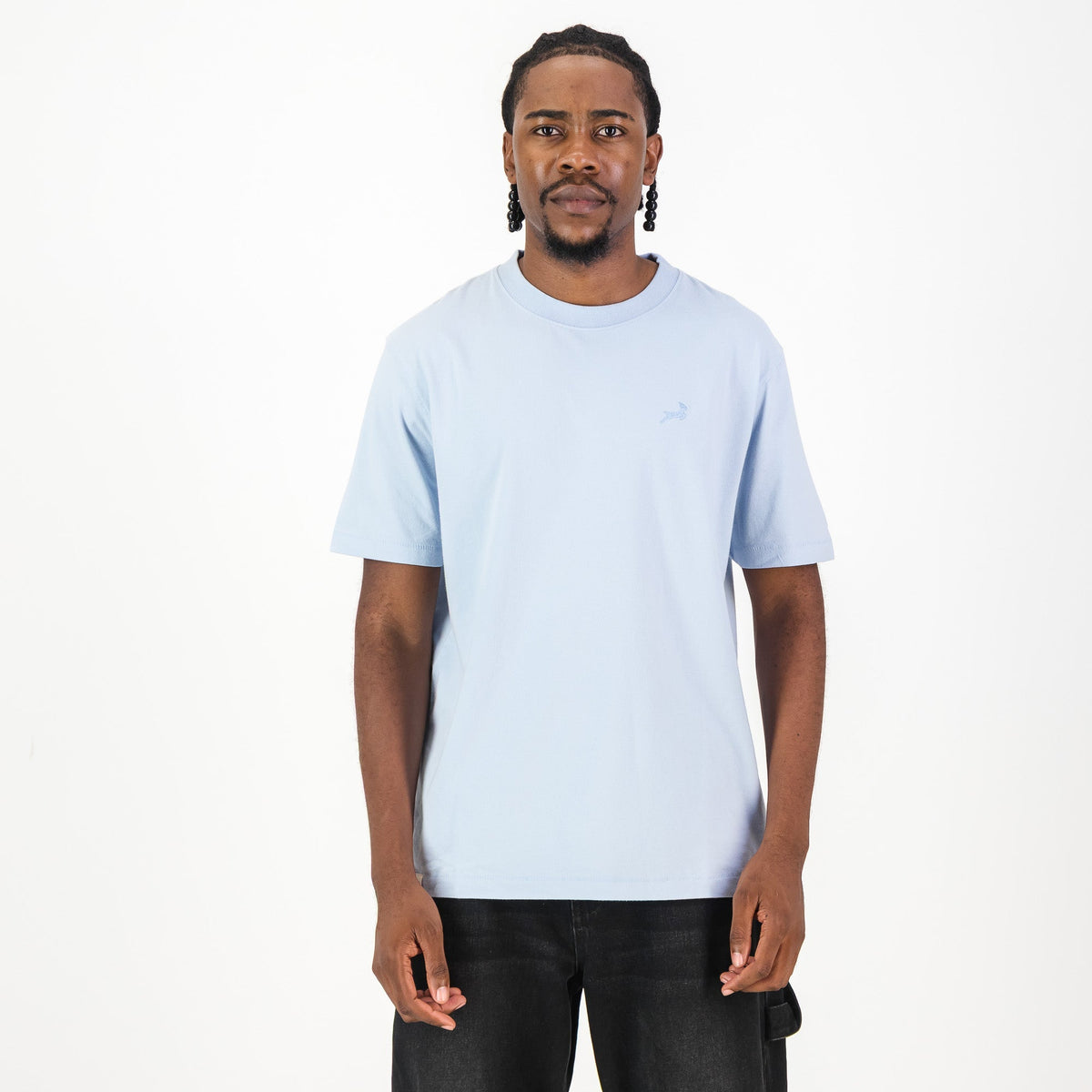 Springboks Tonal SML EMB Bok Crew Tee-Skyway