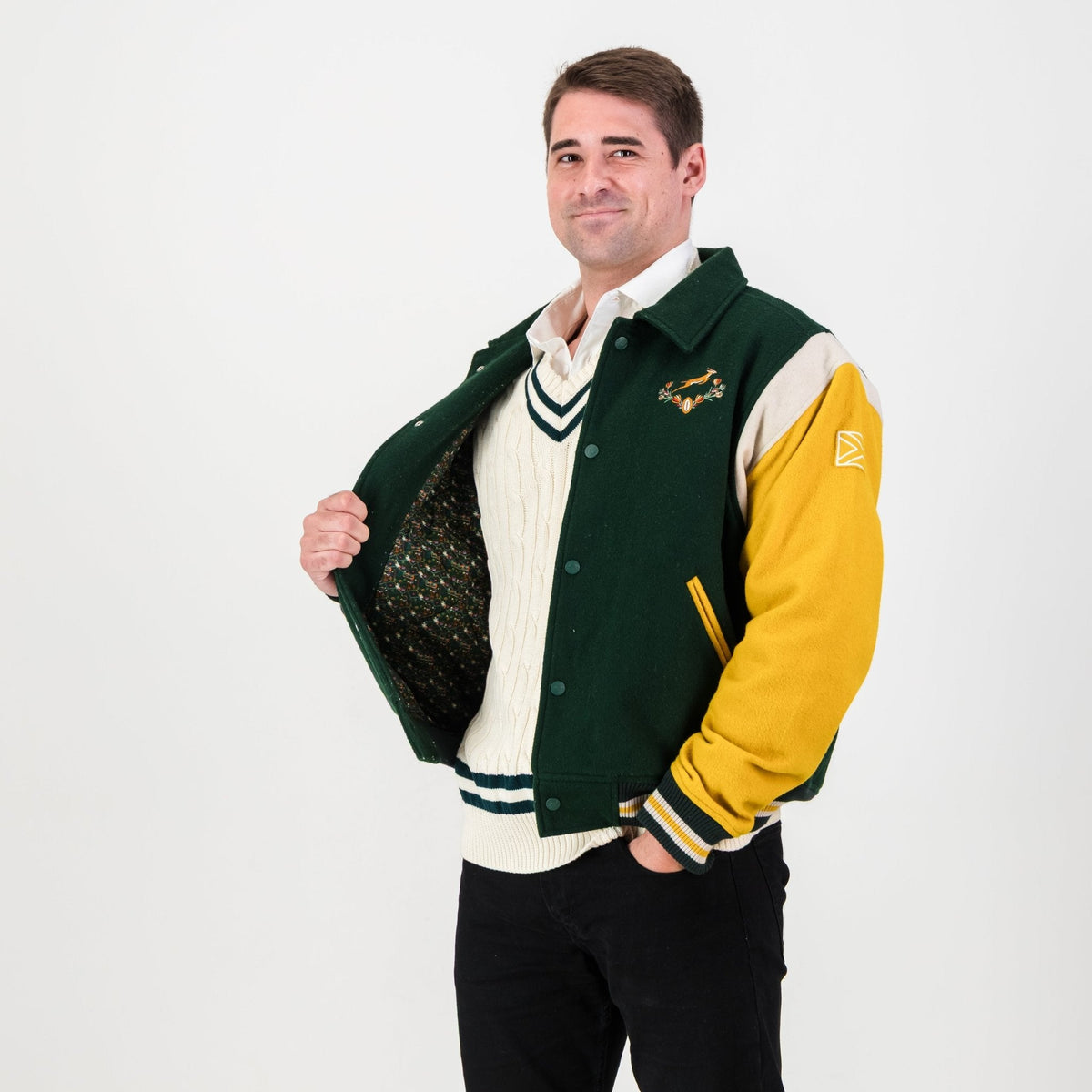 Springboks Wool Bomber Jacket