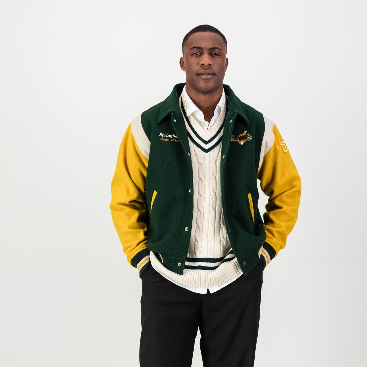 Springboks Wool Bomber Jacket