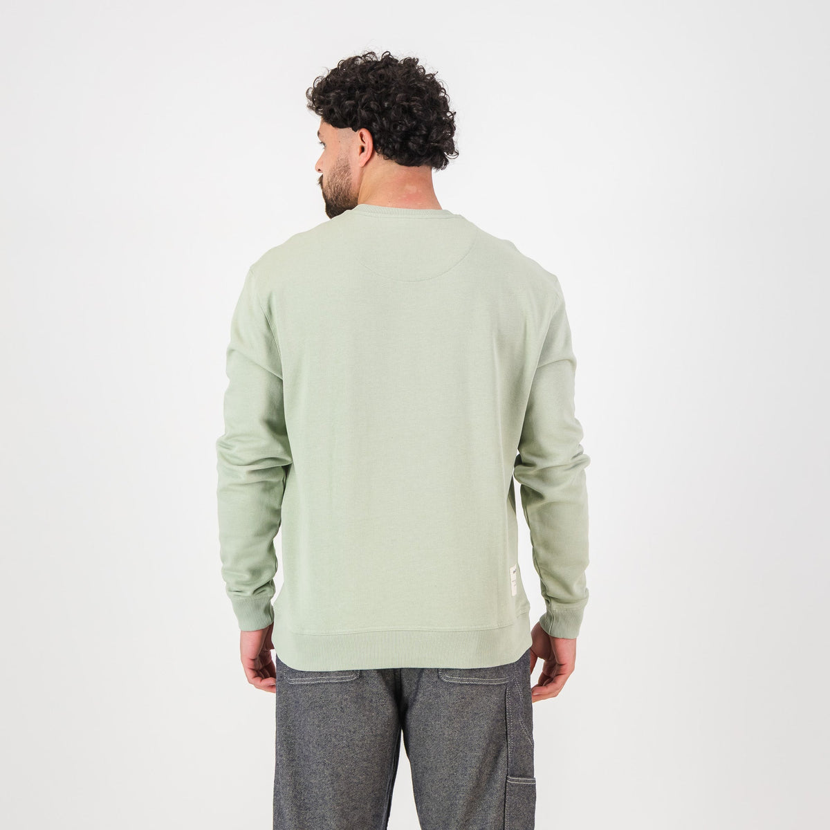 Springboks Word FGFG Crew Sweat-Desert Sage
