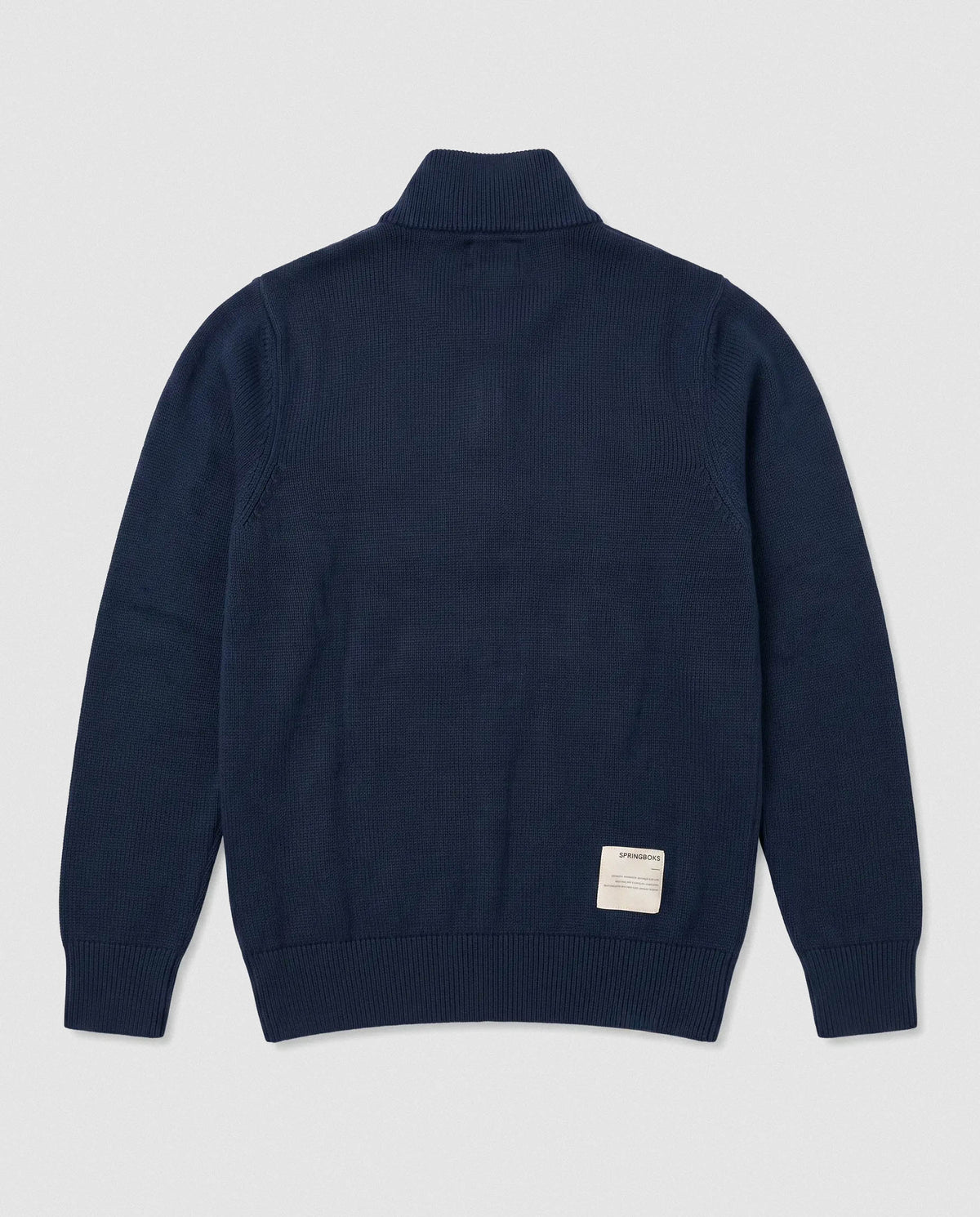 Springboks Premium Quarter Zip Knit-Navy