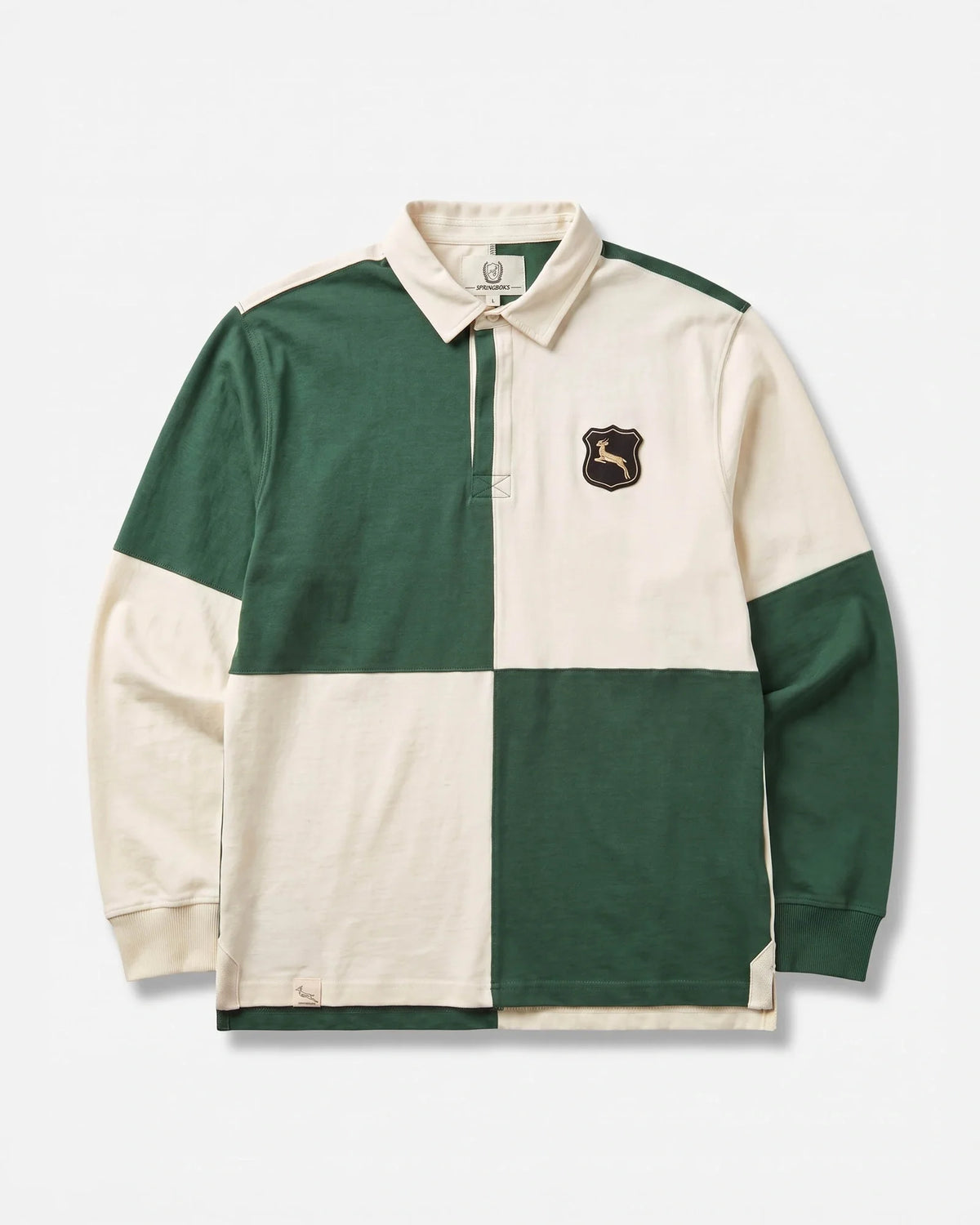 Springboks Colour Block LS Retro Rugby Jersey