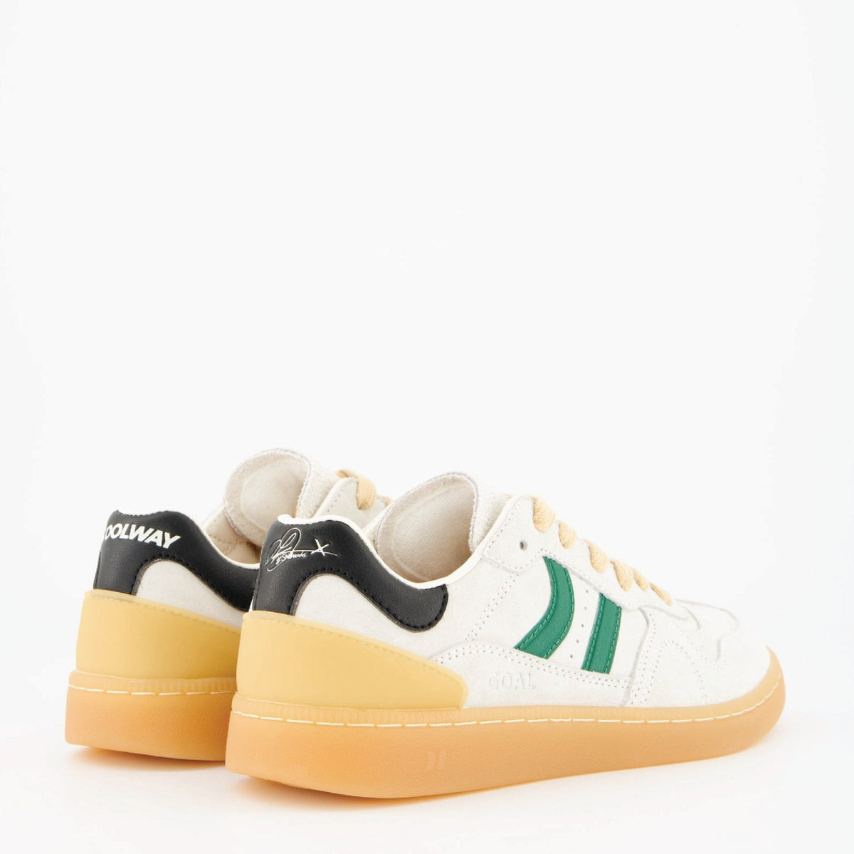 Stillknocks X Coolway X Old School Sneaker-Ivory
