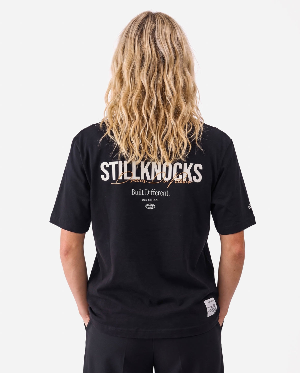 Stillknocks Built Different Boxy Tee Black