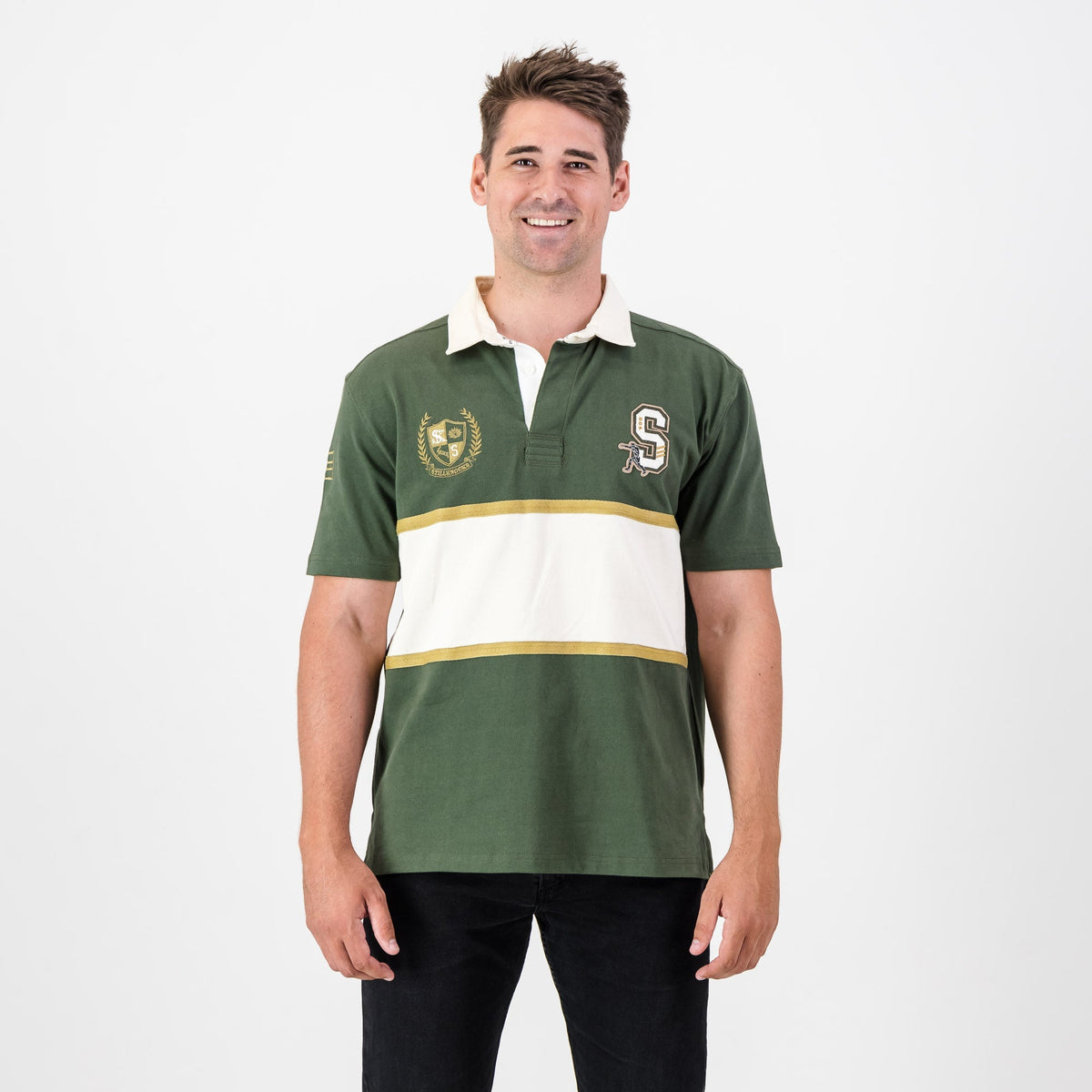 Stillknocks SS Rugby Jersey Enhanced-Military Olive