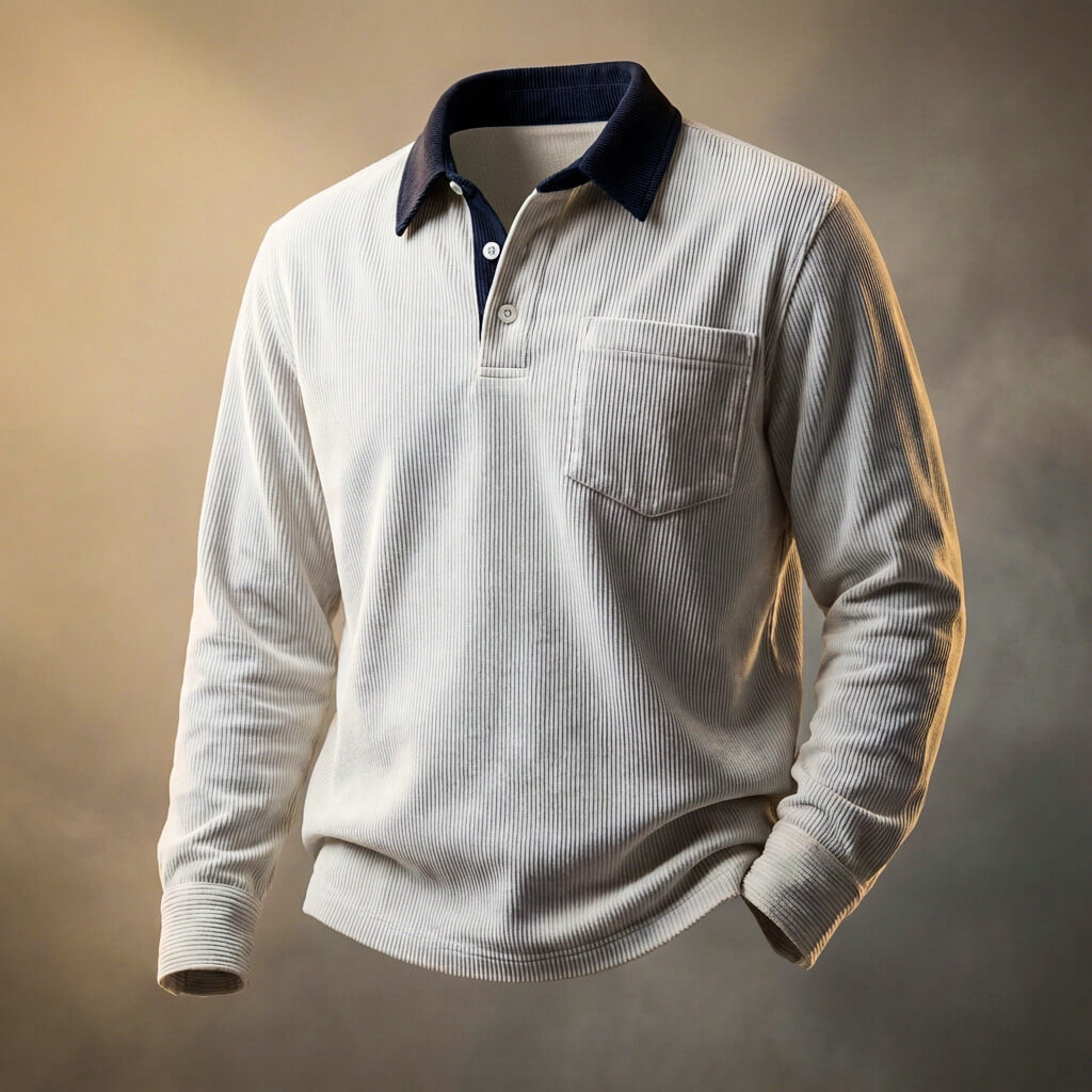 Valentino? - Elegante Polo de Pana